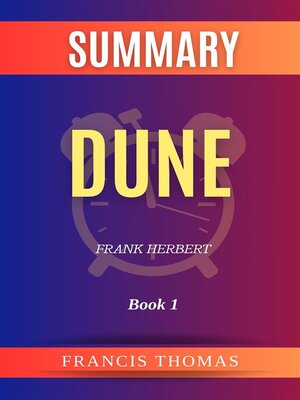 cover image of Summary of Dune by Frank Herbert -Book 1